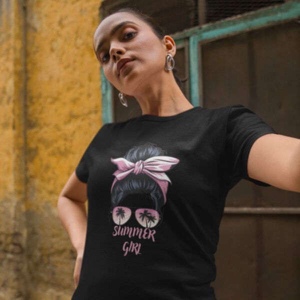 Summer Girl Graphic Tee, Women’s Casual Shirt, Gift for Beach Lovers, Cute Summer Outfit, Fashion Tee, Relaxed Fit Top