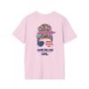 Patriotic American, Girl T-Shirt, Women Tee, Summer Style, Independence Day Shirt, Gift for Her, Casual Wear, Festival Top