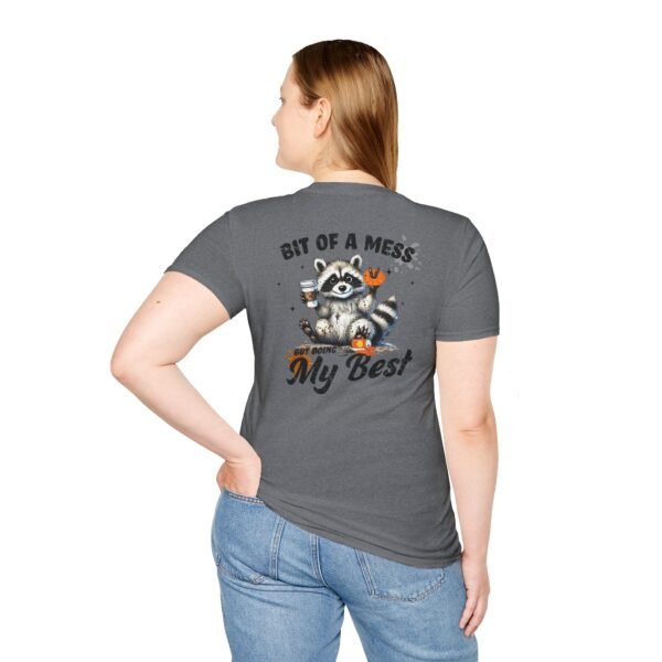 Whimsical Raccoon Graphic Tee - Funny Animal Lover T-Shirt, Gift for Friends, Casual Wear, Birthday Gift, Unisex Softstyle