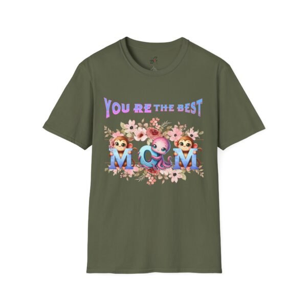 You’re the Best, Women Softstyle T-Shirt, Cute Animal Gift Tee, Birthday, Mother’s Day, Fun Casual Top, Funny Graphic Shirt
