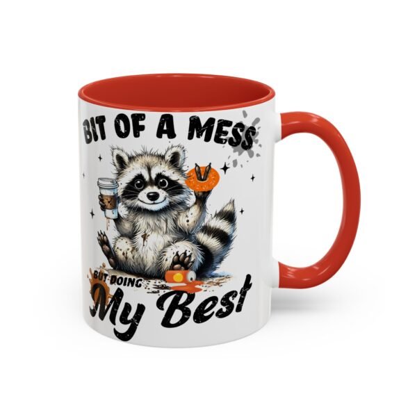 7308639426567346029_2048.jpeg Whimsical Raccoon Coffee Mug, Cute Animal Lover Gift, Funny Quote Coffee Cup, Fun Home Decor, Perfect for Birthdays and Holidays