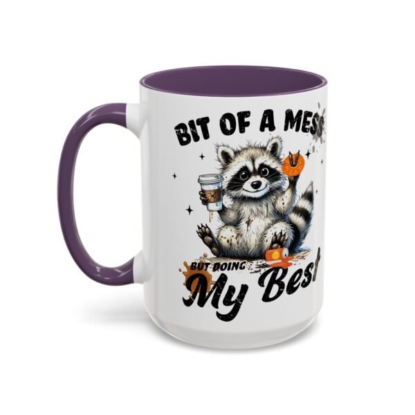 7651534071798604775_2048.jpeg Whimsical Raccoon Coffee Mug, Cute Animal Lover Gift, Funny Quote Coffee Cup, Fun Home Decor, Perfect for Birthdays and Holidays