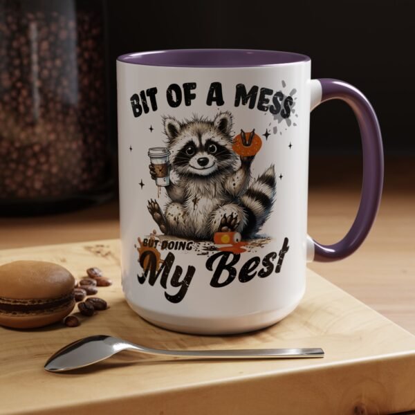 7760371082306659812_2048.jpeg Whimsical Raccoon Coffee Mug, Cute Animal Lover Gift, Funny Quote Coffee Cup, Fun Home Decor, Perfect for Birthdays and Holidays