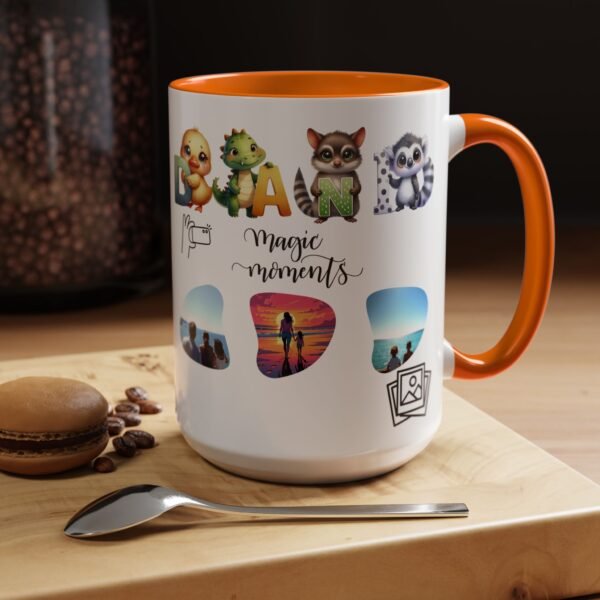 Personalized Moments Coffee Mug, Cute Animal Coffee Cup, Gift for Animal Lovers,  Drinkware, Fun Home Office Decor