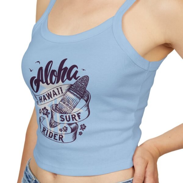 Aloha Surf Rider Women’s Tank Top – Tropical Beachwear, Summer Casual Outfit, Surf-Inspired Vacation Gift for Her