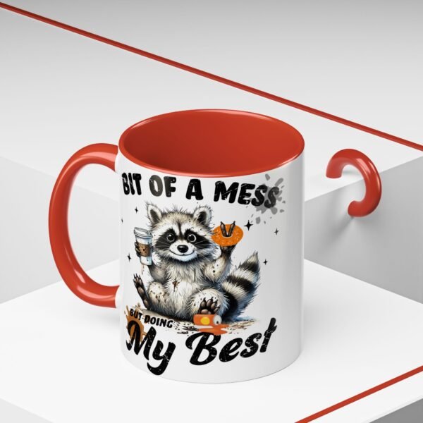 7910866826818089681_2048.jpeg Whimsical Raccoon Coffee Mug, Cute Animal Lover Gift, Funny Quote Coffee Cup, Fun Home Decor, Perfect for Birthdays and Holidays