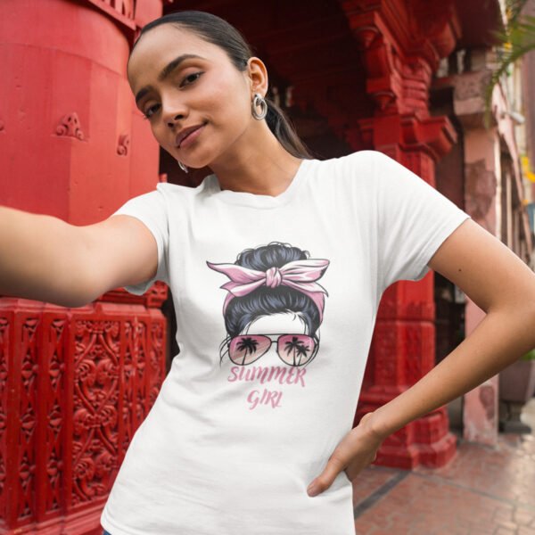 Summer Girl Graphic Tee, Women’s Casual Shirt, Gift for Beach Lovers, Cute Summer Outfit, Fashion Tee, Relaxed Fit Top