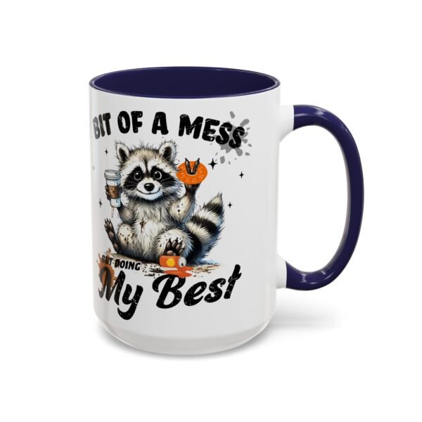 834035600144791011_2048.jpeg Whimsical Raccoon Coffee Mug, Cute Animal Lover Gift, Funny Quote Coffee Cup, Fun Home Decor, Perfect for Birthdays and Holidays