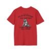 Funny Raccoon Tee, Unisex Softstyle T-Shirt, for Animal Lovers, Humorous Gift, Cute Graphic Shirt, Perfect for Casual Wear, Birthday Present