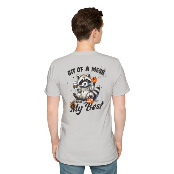 Whimsical Raccoon Graphic Tee - Funny Animal Lover T-Shirt, Gift for Friends, Casual Wear, Birthday Gift, Unisex Softstyle