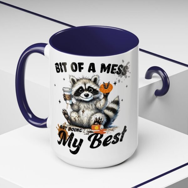 8554382144913154666_2048.jpeg Whimsical Raccoon Coffee Mug, Cute Animal Lover Gift, Funny Quote Coffee Cup, Fun Home Decor, Perfect for Birthdays and Holidays