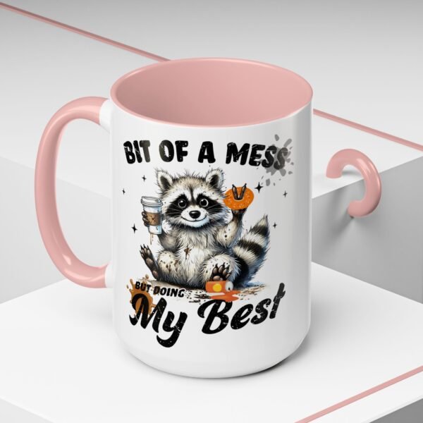 879362216700755706_2048.jpeg Whimsical Raccoon Coffee Mug, Cute Animal Lover Gift, Funny Quote Coffee Cup, Fun Home Decor, Perfect for Birthdays and Holidays