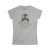 Camper Life Tee, Women's Softstyle T-shirt for Outdoor Lovers, Camping, Adventure, Travel, Gift for Nature Enthusiasts