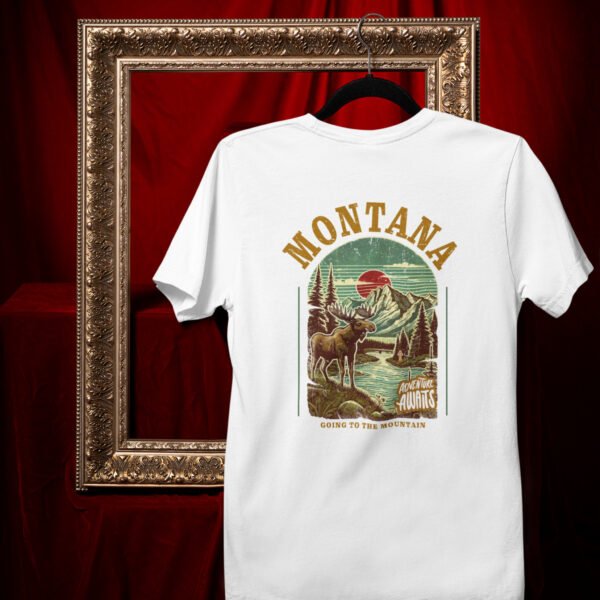 Montana Graphic Unisex T-Shirt, Nature Lover Gift, Casual Wear, Adventure Tee, Travel Souvenir