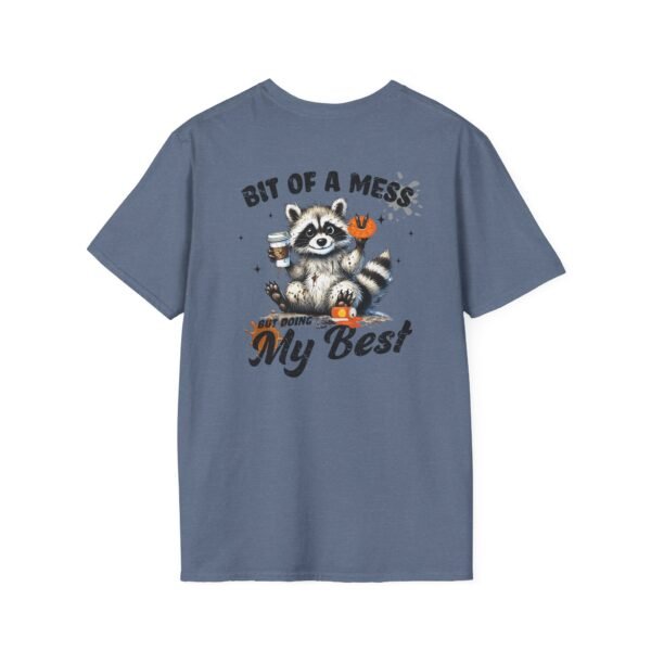 Whimsical Raccoon Graphic Tee - Funny Animal Lover T-Shirt, Gift for Friends, Casual Wear, Birthday Gift, Unisex Softstyle