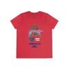 Patriotic Ladies Tee, Perfect for July 4th, Summer BBQs, Casual Wear, Gifts for American Girl, USA Pride Shirt,  For Active Women