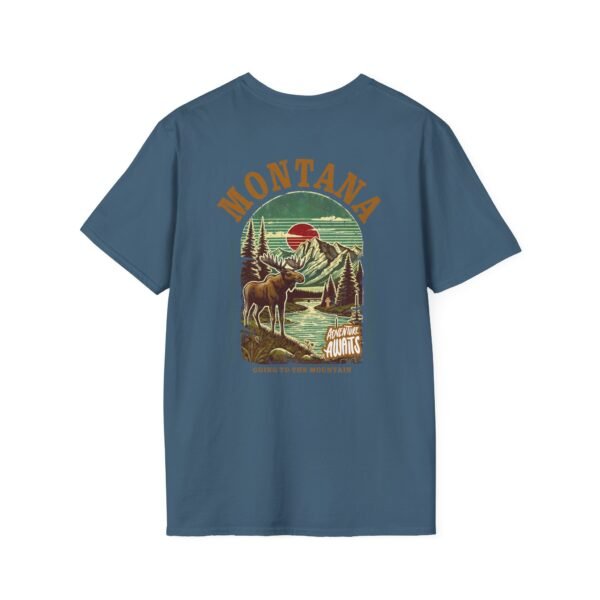 Montana Graphic Unisex T-Shirt, Nature Lover Gift, Casual Wear, Adventure Tee, Travel Souvenir