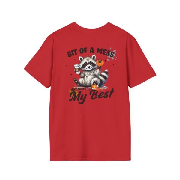 Whimsical Raccoon Graphic Tee - Funny Animal Lover T-Shirt, Gift for Friends, Casual Wear, Birthday Gift, Unisex Softstyle