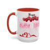 Birthday Celebration Coffee Mug, Fun Pink and Red Design, Gift for Birthdays, Party Decor, Birthday Mug