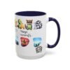 Personalized Moments Coffee Mug, Cute Animal Coffee Cup, Gift for Animal Lovers,  Drinkware, Fun Home Office Decor