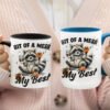 Whimsical Raccoon Coffee Mug, Cute Animal Lover Gift, Funny Quote Coffee Cup, Fun Home Decor, Perfect for Birthdays and Holidays