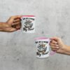 Whimsical Raccoon Coffee Mug, Cute Animal Lover Gift, Funny Quote Coffee Cup, Fun Home Decor, Perfect for Birthdays and Holidays