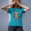 Big Funny Cat Face T-Shirt, Humorous Cat Lover Gift, Grumpy Cat Tee, Gift for Cat Owners, Birthday Apparel, Casual Wear