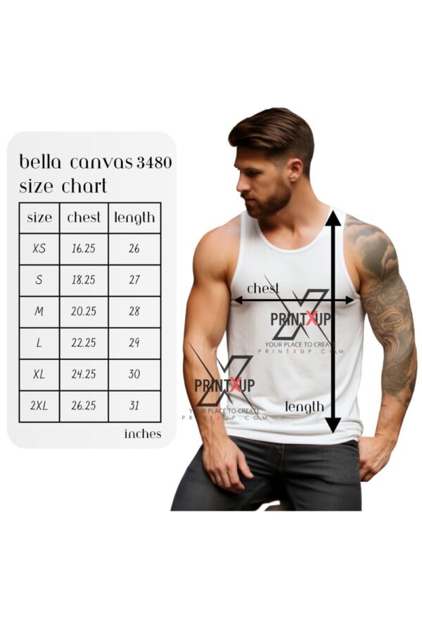 BELLA CANVA 3480 Bulldog Vibes Men Jersey Tank, Casual Summer Wear, Workout Top, Dog Lover Gift, Beach Essential, Gym Tank