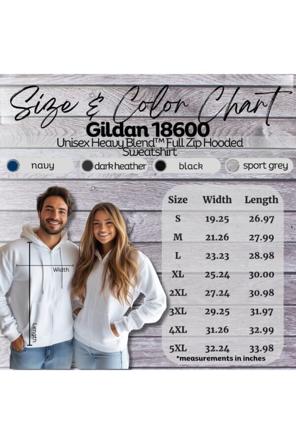 Gildan18600SizeChart-Guy (1) Doctor's Humor Full Zip Hoodie, Great Gift for Medical Professionals, Casual Wear, Nursing Humor, Funny Doctor Hoodie, Healthcare