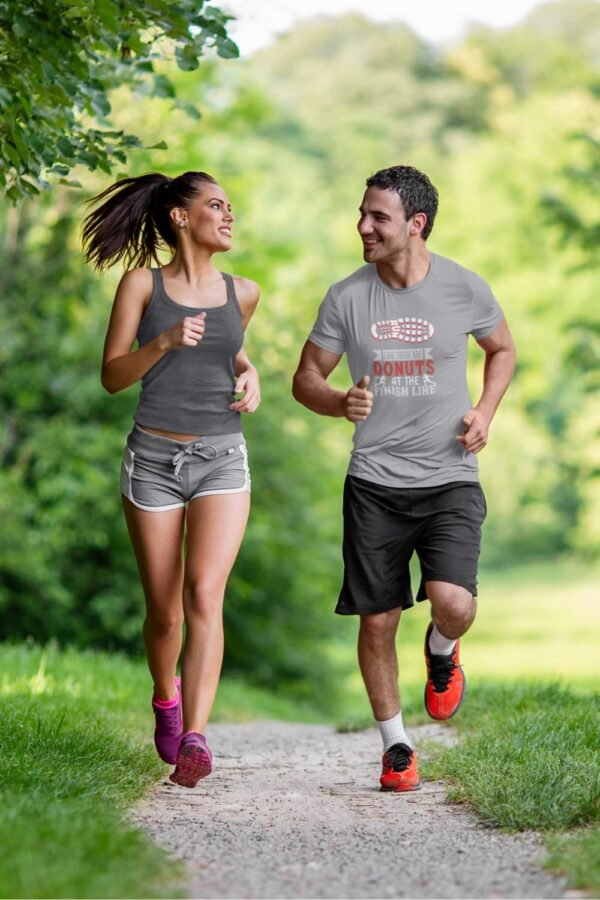 Donut Finish Line Tee, Unisex Cotton Crew Shirt, Fun Running Gift, Fitness Apparel, Workout Tee, Motivational Running Shirt Donut Finish Line Tee, Unisex Cotton Crew Shirt, Fun Running Gift, Fitness Apparel, Workout Tee, Motivational Running Shirt