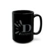 Personalized Black Mug, Custom Coffee Cup, Gift for Him/Her, Office Mug, Unique Drinkware, Birthday/Christmas Gift