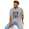 10217983959115250493_2048.jpeg USA Therapy Quote T-Shirt, Unisex Softstyle Tee, Casual Wear, Gift for Friends, Patriotic Shirt, Father's Day Gift