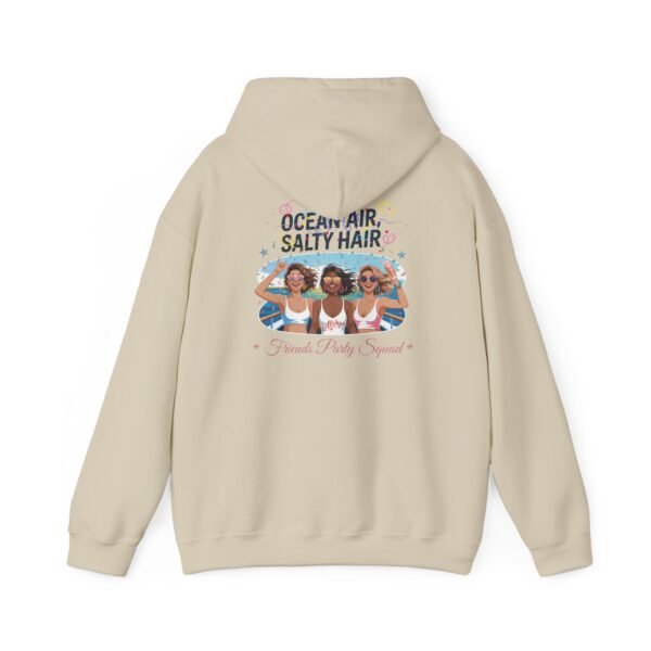 Ocean Air Salty Hair Women Sweatshirt, Beach Hoodie, Summer Layer, Vacation Gift, Coastal Style, Fun in the Sun Apparel