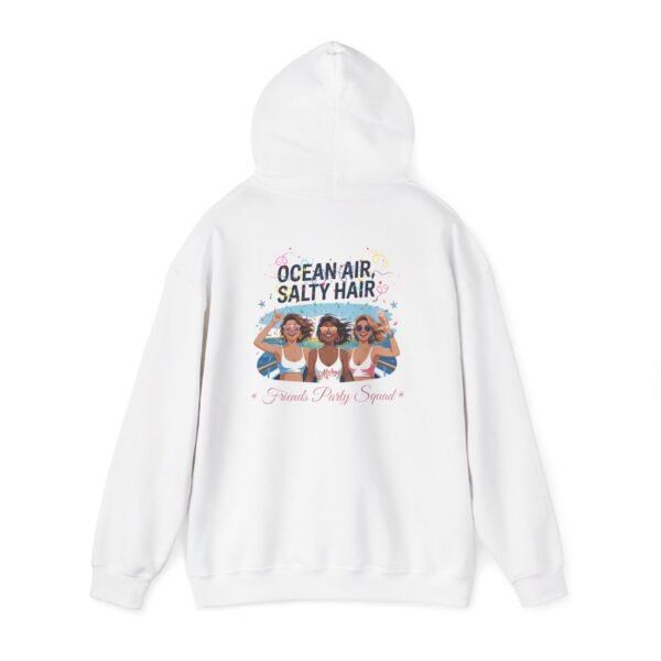 Ocean Air Salty Hair Women Sweatshirt, Beach Hoodie, Summer Layer, Vacation Gift, Coastal Style, Fun in the Sun Apparel