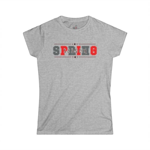 Spring Vibes Women's Softstyle Tee, Casual Wear, Gift for Spring, Comfortable Everyday Shirt, Perfect for Women, Seasonal Apparel