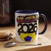 Colombia 2026 Accent Coffee Mug, Fun Soccer Cup, Perfect for Fans, Gift for Soccer Lovers, Sporty Drinkware, Coffee Lovers Gift