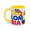 Colombia Soccer Accent Coffee Mug, 2026 World Cup Fan Gift, Sports Enthusiast Mug, Celebration Drinkware, Travel Souvenir