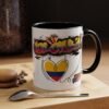 Vibrant Colombia Themed Coffee Mug, Perfect Gift for Travelers, Coffee Lovers, and Celebrations, Unique Design for Everyday Use