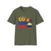 10909639710154471867_2048.jpeg Colombia National Pride T-Shirt, Unisex Softstyle Tee, Travel Souvenir Shirt, Festival Apparel, Colombian Celebration Shirt