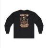 Unisex Ultra Cotton Long Sleeve Tee, Horror Graphic, Perfect for Halloween, Casual Wear, Gift for Ghost Lovers, Comfortable and Stylish