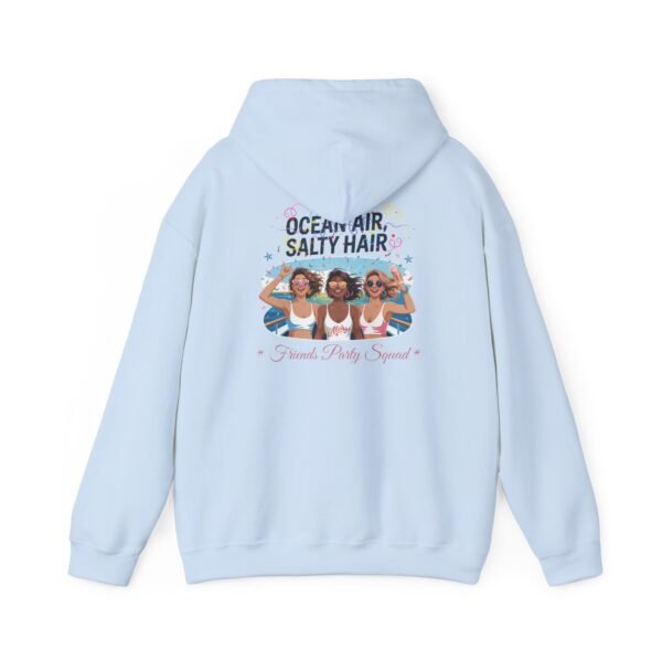 Ocean Air Salty Hair Women Sweatshirt, Beach Hoodie, Summer Layer, Vacation Gift, Coastal Style, Fun in the Sun Apparel