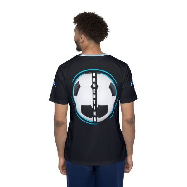 Men's Soccer Jersey, Sports Fan Tee, Argentina Football Shirt, Birthday Gift for Him, Soccer Game Merchandise, Activewear Apparel