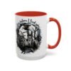 Mystical Accent Coffee Mug, Unique Gift, Tea Lovers, Home Decor, Spooky Vibes, Artistic Mug with Whimsical Design