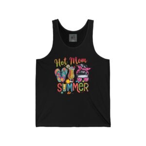 Summer Vibes Tank Top, Hot Mom Summer Tee, Beachwear, Casual Summer Outfit, Gift for Moms, Summer Celebrations