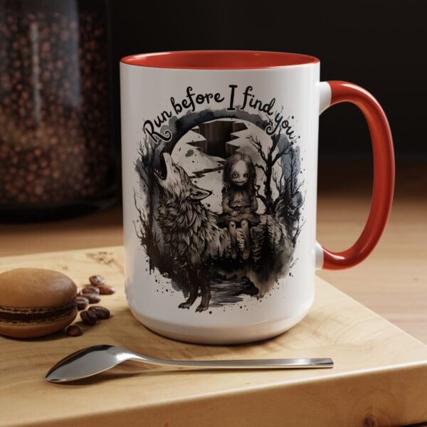 Mystical Accent Coffee Mug, Unique Gift, Tea Lovers, Home Decor, Spooky Vibes, Artistic Mug with Whimsical Design