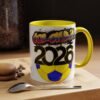 Colombia 2026 Accent Coffee Mug, Fun Soccer Cup, Perfect for Fans, Gift for Soccer Lovers, Sporty Drinkware, Coffee Lovers Gift