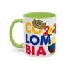 Colombia Soccer Accent Coffee Mug, 2026 World Cup Fan Gift, Sports Enthusiast Mug, Celebration Drinkware, Travel Souvenir