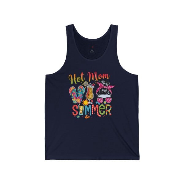 11691740534928359033_2048.jpeg Summer Vibes Tank Top, Hot Mom Summer Tee, Beachwear, Casual Summer Outfit, Gift for Moms, Summer Celebrations