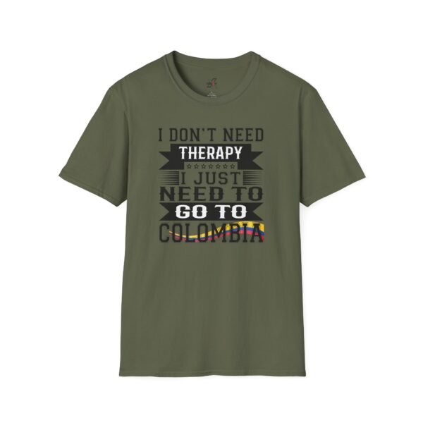 1197077696604996088_2048.jpeg Colombia Therapy Quote T-Shirt, Funny Travel Shirt, Unisex Graphic Tee, Vacation Gift, Adventure Humor Top