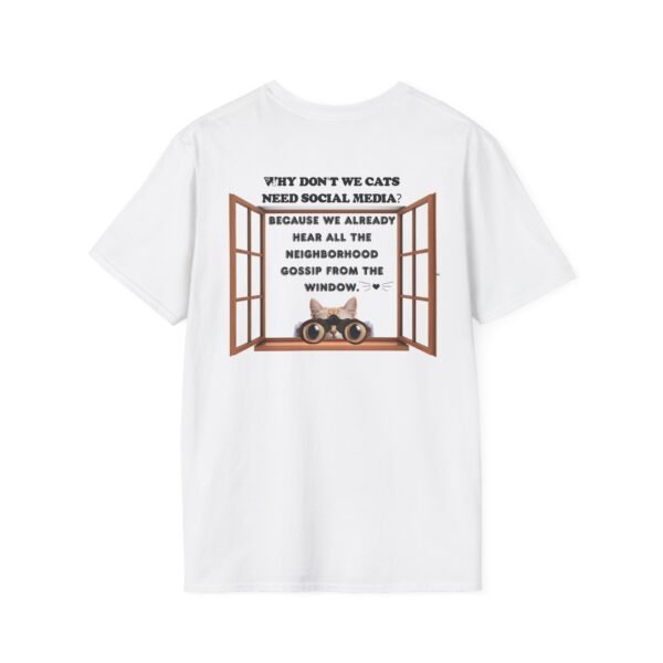 Whimsical Cat Tee, Funny Cat Lovers Shirt, Unisex Softstyle T-Shirt, Purrsonality Humor Gift, Pet Owner Appreciation